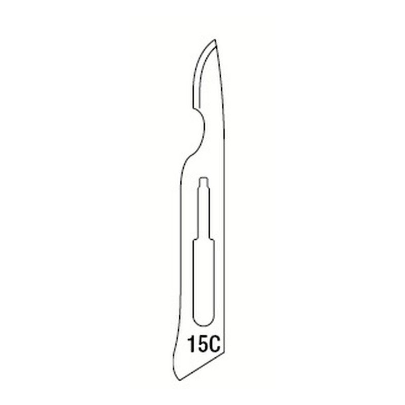 Lot De 500 Lames Chirurgicales Stériles #15C – Manche De Scalpel #3 Offert – Usage Médical, ORL, Dentaire – Neuf