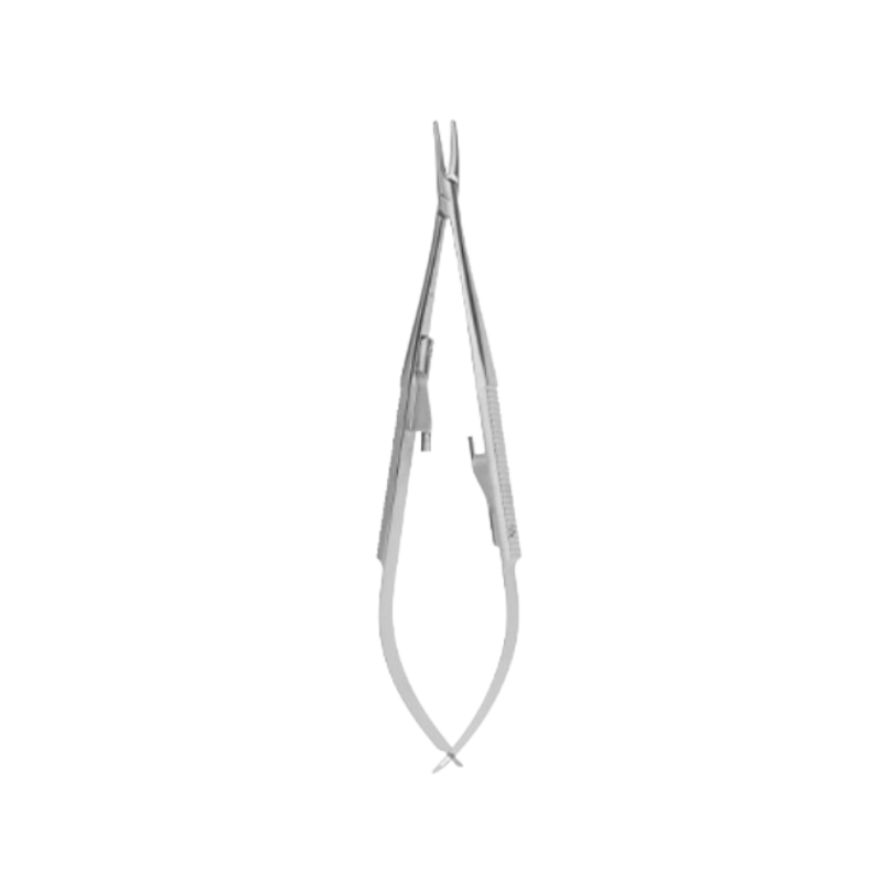 Porte-aiguille Castroviejo 18 Cm - Acier Qualité Ophtalmique - Pour Microchirurgie Et Dentaire